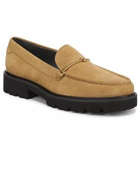 Franco Sarto Senna Round Toe Lug Sole Loafer Women’s Size 10 Biscotti Brown New